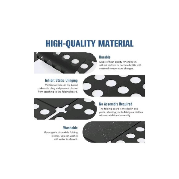 Clothes T-Shirt Folder Adult Magic Folding Flip Board Fast Laundry Organizer US - Picture 4 of 6